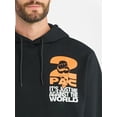 thumbnail image 4 of 2Pac Men's and Big Men's Front Back Graphic Hoodie with Long Sleeves, Sizes XS-3XL, 4 of 5