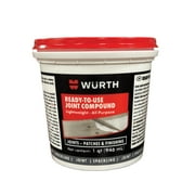 Wurth Ready-to-Use Lightweight Joint Compound, 32oz (1 Quart)