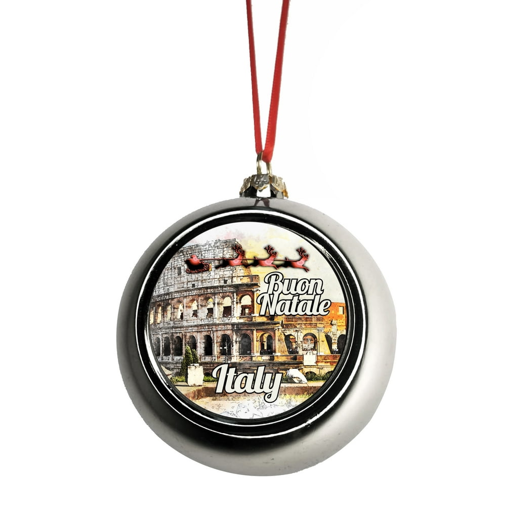 Rome Ornament Rome Italy Christmas Ornament Colosseum Ornament