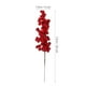 thumbnail image 2 of unbranded 8Ud Flor Artificial Roja Con Hojas Para De Y Ambiente, 2 of 7