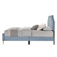 thumbnail image 3 of ACME Milla Eastern King Bed in Light Blue Velvet, 3 of 3