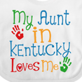 thumbnail image 4 of Inktastic My Aunt in Kentucky Loves Me Boys or Girls Baby Bib, 4 of 4