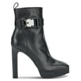 thumbnail image 2 of DKNY Womens Zana  Leather Square Toe Booties, 2 of 3