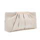 thumbnail image 1 of Charming Tailor - Bolso de noche de embrague elegante plisado de satén formal, bolso simple y elegante para mujer, Champán, M, 1 of 5