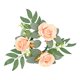 thumbnail image 4 of Corona de anillo de vela, corona de vegetación, granja, pilar, portavelas, corona boho para fiesta, centros de mesa de boda, decoraciones del hogar champán, 4 of 7