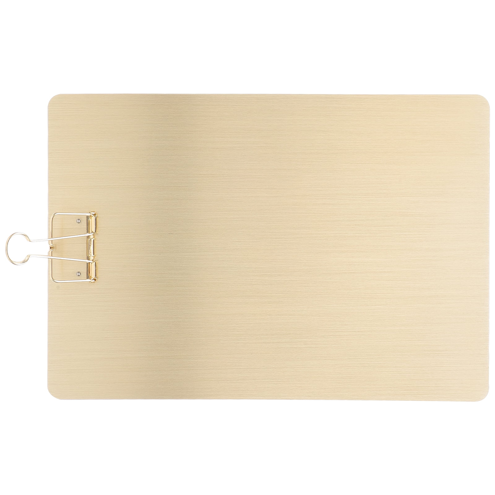 unbranded  Clipboard Organizer Foldable Paper Clips A4 Folder Student Golden