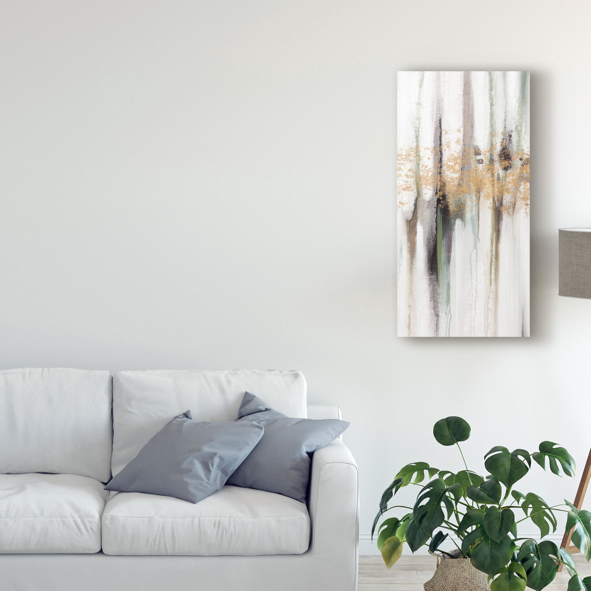 Studio W 'Falling Gold Leaf I' Canvas Art