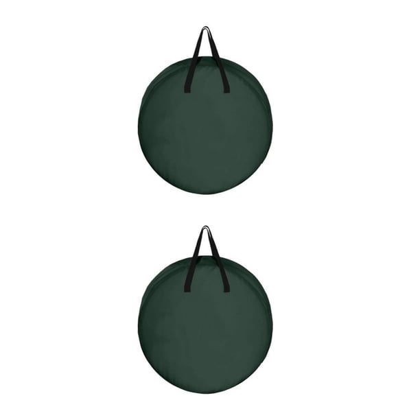 Advancent Bolsas de almacenamiento navideñas de poliéster, cremalleras dobles, asas reforzadas, impermeables y prevención de insectos, grandes grande 76*20cm 2Conjunto