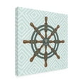 thumbnail image 2 of James Wiens 'A Day at Sea IV Aqua' Canvas Art, 2 of 3