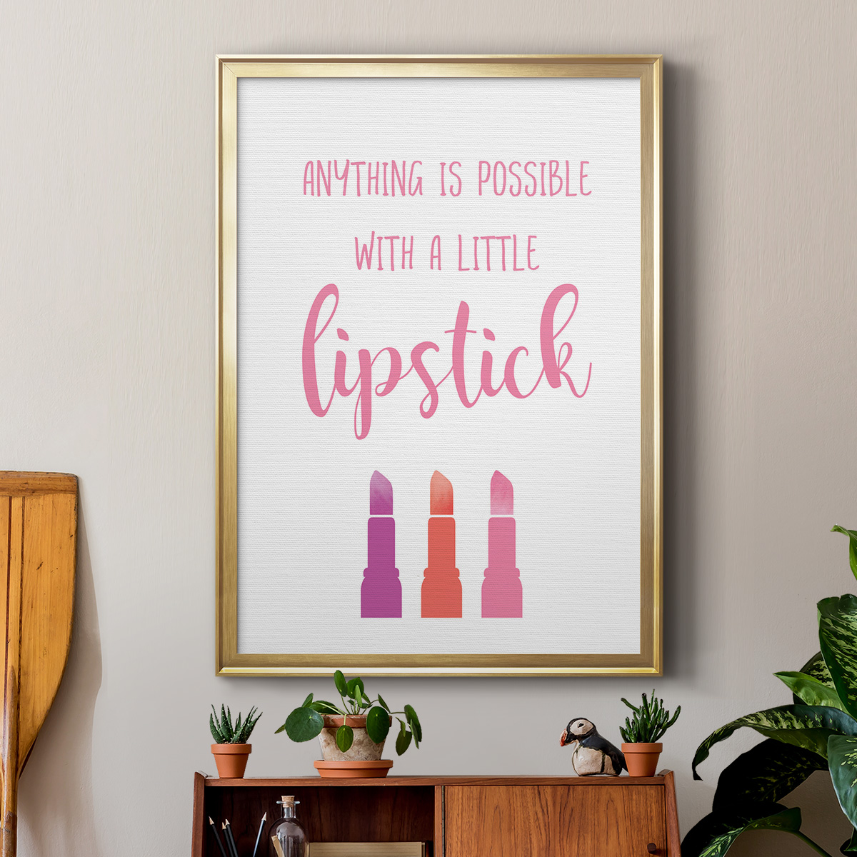 Little Lipstick Premium Classic Framed Print - Ready to Hang