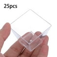 thumbnail image 1 of 25 piezas de recipientes para servir fiestas, vasos cuadrados para postre, cuencos transparentes reutilizables para aperitivos de Parfait, cuenco para BLESIY Mini tazas de postre, 1 of 8