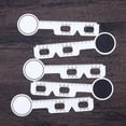 thumbnail image 4 of 1 X Règle Optique Pd, Règle de Mesure de Distance Pupillaire, Compteur, Outil Ophtalmique pour les Yeux, 5 Pcs (Blanc), 4 of 5