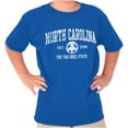 thumbnail image 3 of North Carolina Cute Footprints Beach Crewneck T Shirts Boy Girl Teen Brisco Brands M, 3 of 6