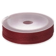 thumbnail image 1 of Unique Bargains Twisted Nylon Twine Thread Beading Cord 2mm 13M/43 Feet Extra Strong Braided Nylon String, Dark Red, 1 of 6