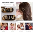 thumbnail image 5 of Pinzas para el cabello con ácido acético, pasadores para el cabello hechos a mano, accesorios elegantes para el cabello, regalos para mujeres y niñas, 5 of 5