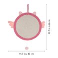thumbnail image 3 of Miangastore Sisal Rope Cat Scratcher Pad Pink 1Pc 17.7X15.7X0.4In, 3 of 9