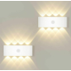 thumbnail image 3 of Luz de pared de 8 W con sensor de movimiento, interruptor de encendido/apagado automático blanco cálido de 3000 K, sensor de luz para aplique de pared exterior/interior TUNC Sencillez, 3 of 5