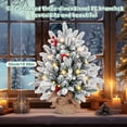 thumbnail image 5 of Simulated Falling Snow Flocking Christmas Tree, 5 of 11