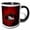 Black/White, variant on 3drose, Wonderful White Squirrel, 11oz Mug