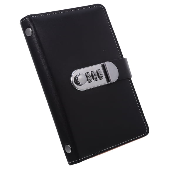 CIMAXIC Password Book with Lock Small Hardcover for Secure Office Money Storage