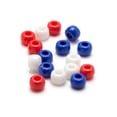 thumbnail image 3 of Cousin DIY Fun Pack Acrylic Pony Beads, Red, White & Blue, 700 pcs, 3 of 4