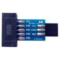 thumbnail image 1 of VONKY 10 Broches à la Carte Adaptateur Standard 6 Broches AVRISP USBASP STK500 Module Convertisseur d'Interface ISP, 1 of 3