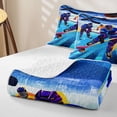 thumbnail image 4 of Erosebridal Ice Hockey Gamer Twin Quilt Set,Ball Sport Lovers Twin Coverlet Set For Boys,2-Piece, 4 of 7