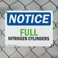 thumbnail image 5 of (2 Pack) Full Nitrogen Cylinders OSHA Notice Sign 18 Inch X 12 Inch Indoor / Outdoor Rust-Free Aluminum Metal Signs for Workplace, Workshop, and Construction Site, Made in the USA, 5 of 8