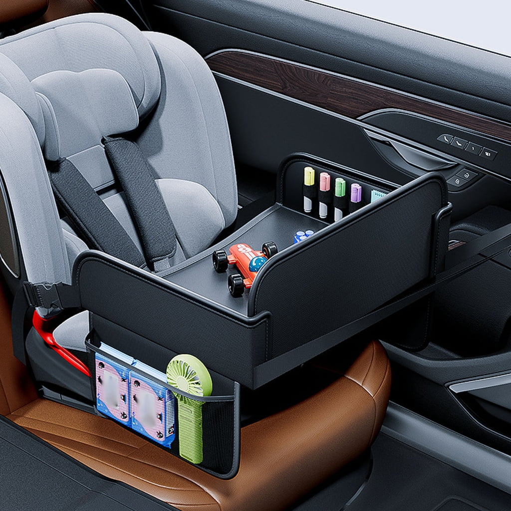 Miiottaa Multiple Functional Car Chair Tray as Dining Face and Entertainment Platform for Kids Enjoyment on Road Excursions