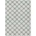 thumbnail image 2 of Addison Rugs Chantille Indoor/Outdoor Transitional Circles Gray Washable Rectangle Rug, 5' x 7'6", 2 of 6