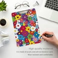 thumbnail image 3 of FORMRS Acrylic Clipboard with Low Profile Clip Standard A4 Letter Size, 12.5" x 9", Whimsical Floral, 3 of 8