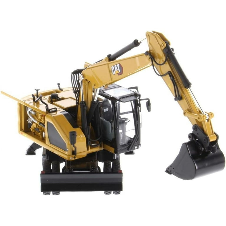 CAT M318 ウィールドエクスカベーター 1:50 1:50 Cat M318 Wheeled Excavator — Diecast Masters America