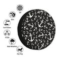 thumbnail image 4 of Sikiie Anchor PVC Leather Spare Tire Wheel Cover Spare Tire Cover, for Car Truck SUV Camper Trailer Universal Fit(14-17in)-16 inch, 4 of 6