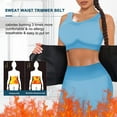 thumbnail image 3 of Lilvigor Waist Trimmer for Women Neoprene Sauna Sweat Waist Trainer Adjustable Sports Girdle Belt, 3 of 7