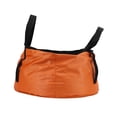 thumbnail image 2 of Collapsible Bucket, Durable Polyester Lightweight Universal Foldable Water Bucket Multi Purpose Wear Resistant With Handle For Fishing Orange, 2 of 8