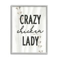 thumbnail image 4 of Stupell Industries Crazy Chicken Lady Country Rustic Farm Design Graphic Art Gray Framed Art Print Wall Art, Design by Daphne Polselli, 4 of 5