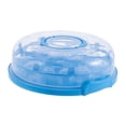 thumbnail image 4 of Portador de Pasteles con Tapa Y Asa, Contenedor de Almacenamiento para Transporte de Pasteles, Protector de Magdalenas, Soporte para Contenedor de Pas Azul Soledad portador de pastel, 4 of 10