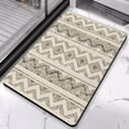 thumbnail image 5 of Elegant 20x32 in Bath Rug Runner - Tribal Style, Non-Slip. Machine-Washable Luxury Microfiber Bath Mat. Perfect for Tub & Shower. Upgrades Your Bathroom Décor with Quality & Style, 5 of 5