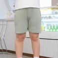 thumbnail image 5 of ATOGUTA Lounge Shorts Boy Size 8-16 Kids Athletic Basketball Shorts Casual Elastic Waist Summer Clothes with Pockets Green, 5 of 6