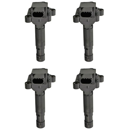 2006 Mercedes C230 Set of 4 Ignition Coils For 2003 Mercedes-Benz C230 Kompressor Sedan 4-Door 1.8L L4 Compatible with UF555 C230 ()