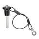thumbnail image 1 of Stainless Steel Quick Release Pin 6mm Diameter Ball Locking Pin with Push Button Lanyard Cable Usable Length 25mm, 1 of 5