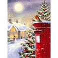 thumbnail image 1 of HOMFUN-pintura de diamante redondo/cuadrado 5D DIY "Árbol de nieve de pájaro de Navidad", bordado de punto de cruz, decoración de diamantes de imitación completa, 1 of 4