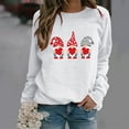 thumbnail image 2 of RKSTN Chandail en Molleton pour Femmes Manches Longues Décontracté Imprimé Saint-Valentin Blouse Hauts Chandail Col Rond Coupe Ample Chandail en Molleton, 2 of 4