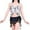 02_Black, variant on HNMKIU Women's Sequin Belly Dance Club Outfit with Fringe Tassel Wrap Mini Skirt and Vest Set 04_Blue,One Size