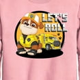 thumbnail image 2 of Paw Patrol - Let's Roll Rubble - Toddler And Youth Crewneck Fleece Sweatshirt, 2 of 5