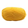 thumbnail image 2 of Hilo de hilo de manualidades DIY hilo de tejer leche hilo de lana para bufandas principiantes costura a mano tejer adultos Amarillo BLESIY hilo de ganchillo, 2 of 8