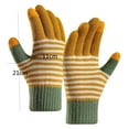 thumbnail image 2 of Hontri Gloves Mittens on Sale, Women's Winter Screen Gloves Warm Knitted Gloves Elastic Cuffs Winter Texting Gloves 1 Pair of Gloves Navy, 2 of 6