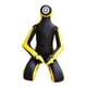 thumbnail image 5 of Bolsa para maniquí de , sin relleno, para karate, judo, taekwondo, artes marciales y judo Amarillo 53 pulgadas, 5 of 8