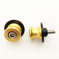 thumbnail image 1 of Motorcycle Accessory Aluminum CNC Motorcycle Swing Arm Sliders Motorcycle Spool Sliders Motorcycle Spools Motorcycle Spool Screw Gold, 8mm, 1 of 5