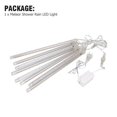 thumbnail image 4 of ZOELNIC LED Falling Rain Lights with 30cm 8 Tube 192 LEDs, Meteor Shower Light, Falling Rain Drop Lights, Icicle String Lights for Holiday Party Wedding Christmas Tree Decoration (Warm White,2Pack), 4 of 10